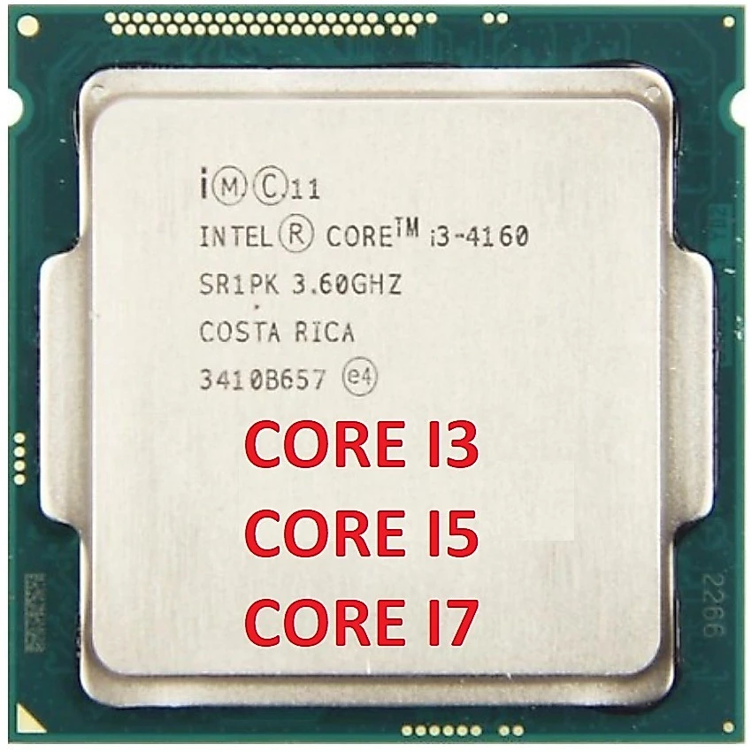 Bộ vi xử lý Chip CPU Core i3, Core i5, Core i7 dùng cho Main Máy tính H61, Main H81