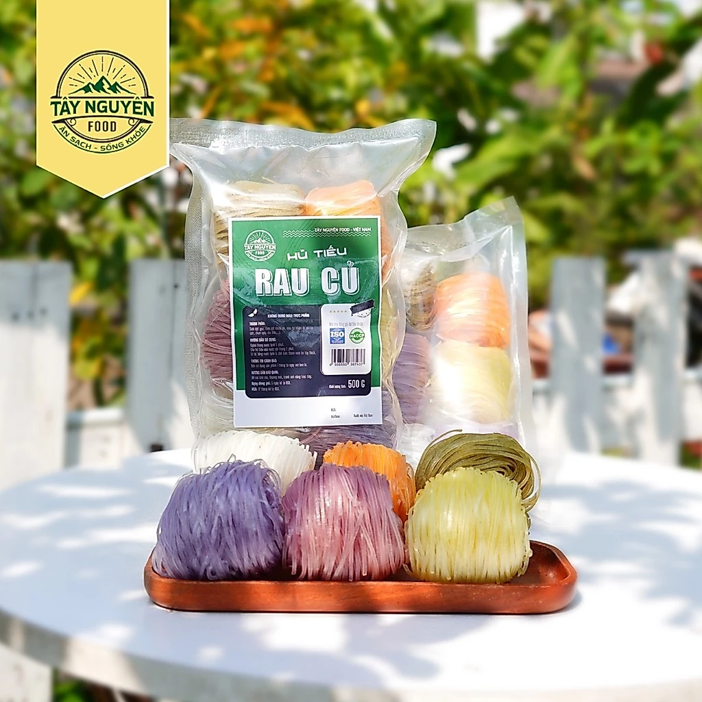 Hủ tiếu rau củ nguyên chất healthy Tây Nguyên Food - Việt Nam 500g