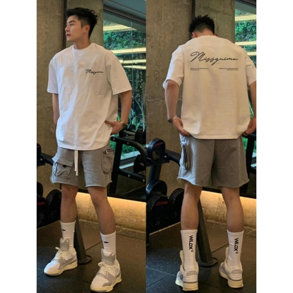 GENZ STUDIO Áo thun nam nữ, tay lỡ form rộng in hình đa dạng, áo thun unisex, thời trang hot mùa hè Cổ Tròn 1.5