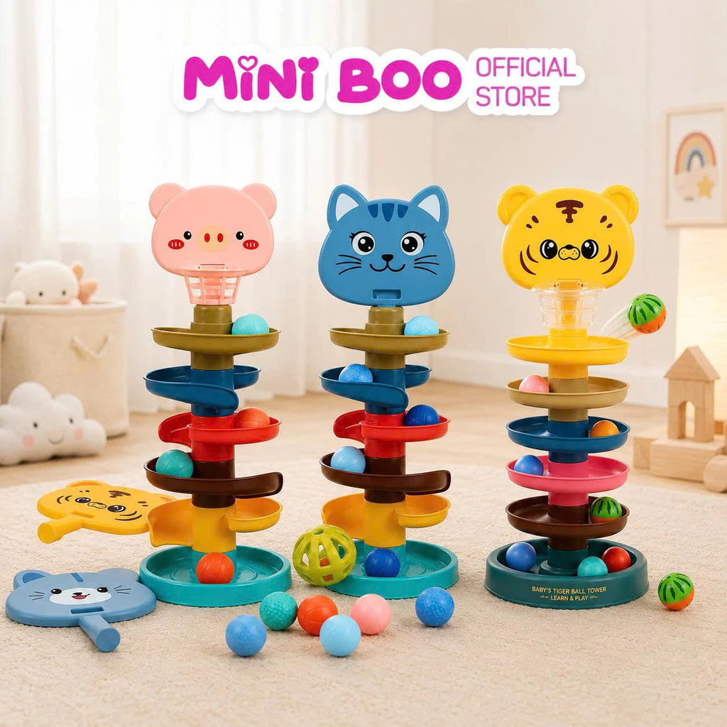 Bộ Thả Bóng Lăn Montessori – Phát Triển Tư Duy & Vận Động