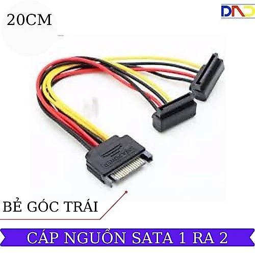 Cáp chia nguồn SATA 1 ra 2 - Loại Tốt