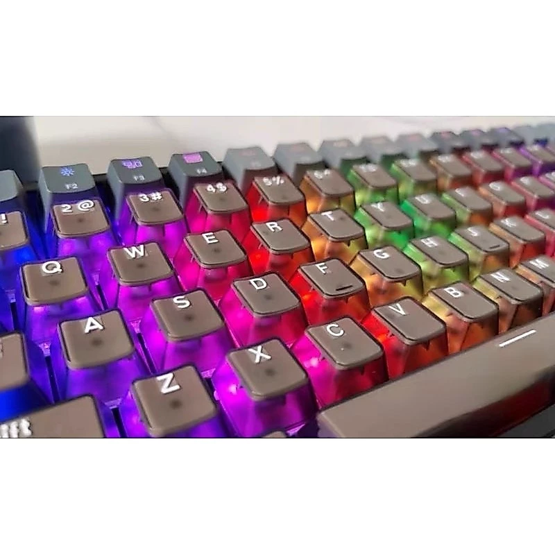 BỘ KEYCAP PUDDING TRONG NHIỀU MÀU SẮC CHO BÀN PHÍM CƠ HỖ TRỢ LED, PROFILE OEM CHẤT LIỆU PBT