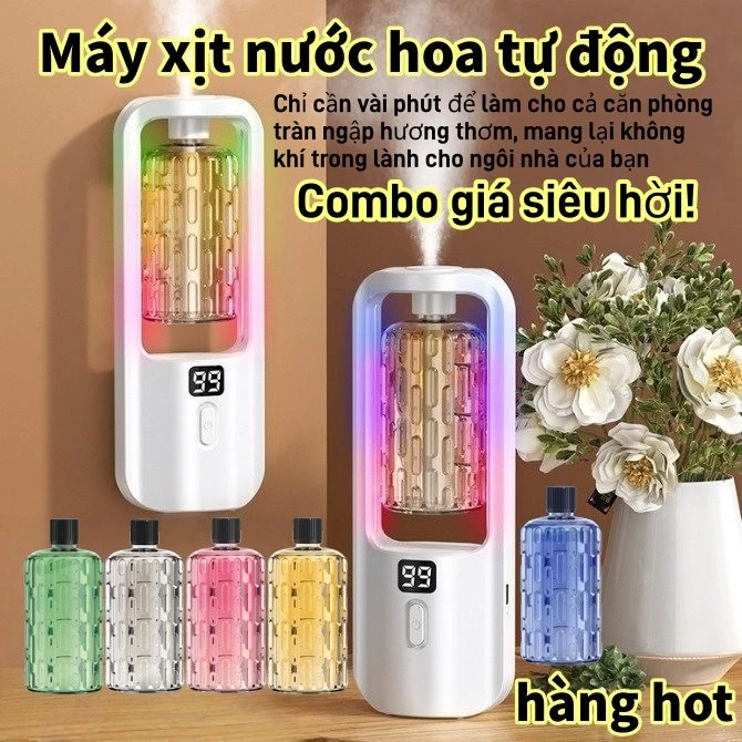 Khuếch tán tinh dầu, máy tạo độ ẩm, máy xông tinh dầu phòng ngủ — hương thơm dịu nhẹ tỏa nhanh