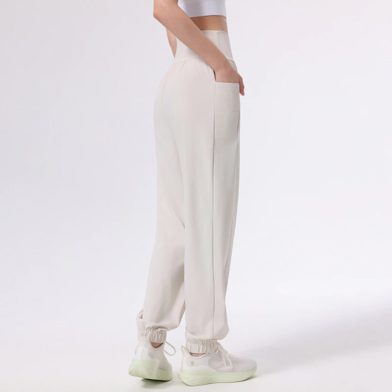 Wmuncc 2026 Quần Yoga lưng siêu cao, dáng rộng từ Nylon - Phù hợp chạy bộ và huấn luyện thể dục