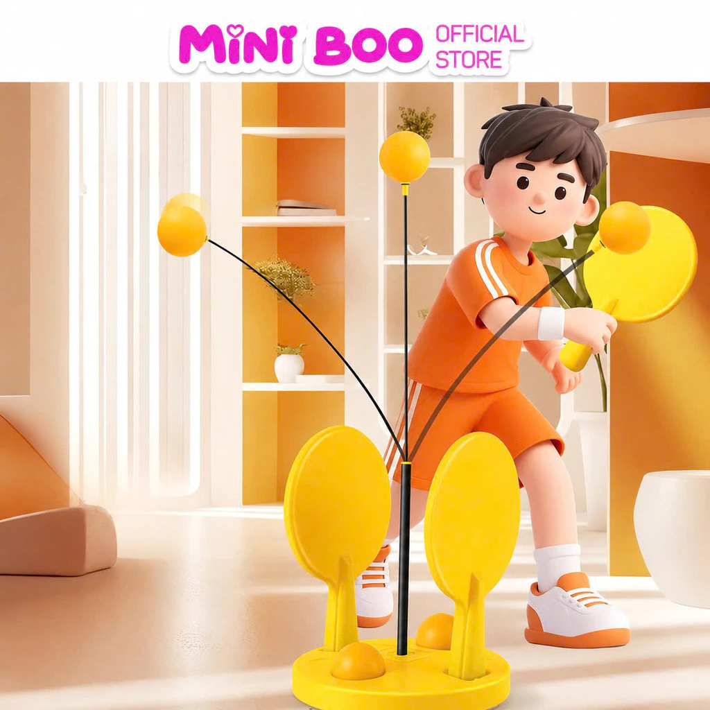 Đồ chơi đánh bóng bàn đứng giúp phát triển khả năng phản xạ cho bé MINI BOO