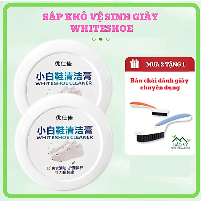 [MUA 2 TẶNG 1] Sáp Khô Vệ Sinh Giày Ba Lô Túi Xách Không Cần Nước Sáp Lau Giày Vật Dụng Đa Năng - BV88