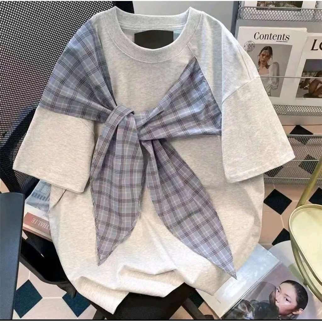 Áo phông rộng tay lỡ chất cotton, hợp thời trang, phong cách trẻ trung, in ngực nổi bật.-