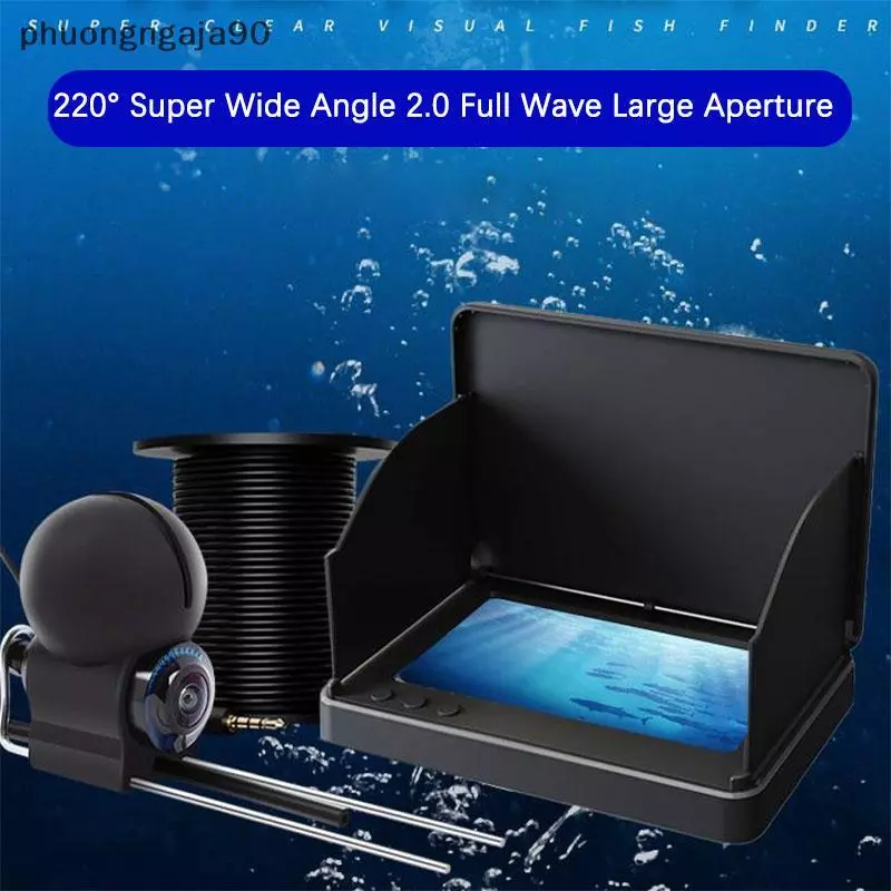 Xách Tay Cá Sâu Finder Nước Cầm Tay 1080P 4.3 Inch LCD Fish Finder Dưới Nước 220 ° Câu Cá Máy Ảnh Với Tầm Nhìn Ban Đêm