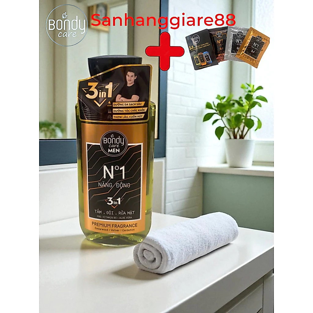 Dầu Tắm Gọi Bondy Care Men 3IN1