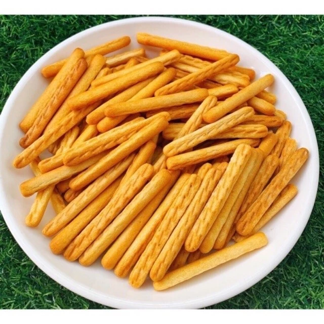 500G Bánh Quy Đũa Mặn Bơ Sữa, Bánh Quy Que Tăm, Bánh Quy Đũa Liên Hưng, đồ ăn vặt 1k