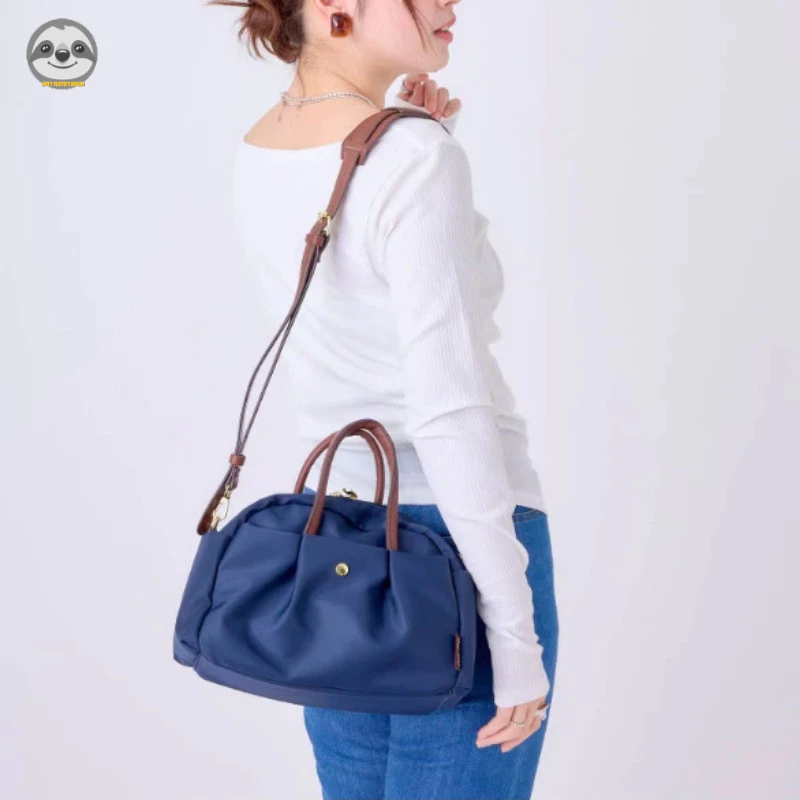 Phong cách Nhật Bản Phong cách Muji / Túi đeo vai vỏ chống thấm nước màu kẹo dành cho nữ / Túi đeo vai di động màu trơn màu Macaron / Túi mua sắm đi lại trơn đơn giản