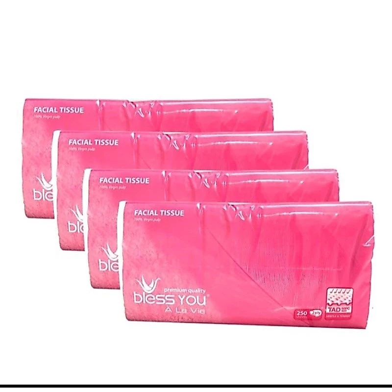 Khăn Softpack Bless You Alavie 250 tờ / Hàng Chính Hãng - G12