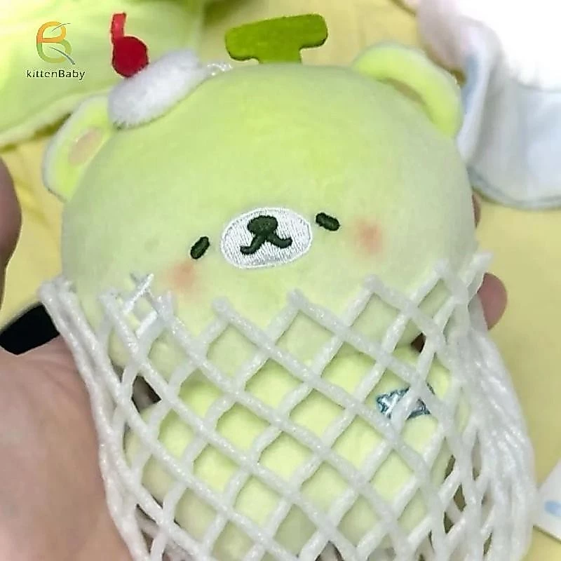 [Baby-t] Cantaloupe Bear Sang Trọng Móc Khóa Búp Bê Nhồi Bông Mềm Móc Khóa Ba Lô Mặt Dây Chuyền Túi Quà Tặng Trẻ Em Trang Trí [Mới]