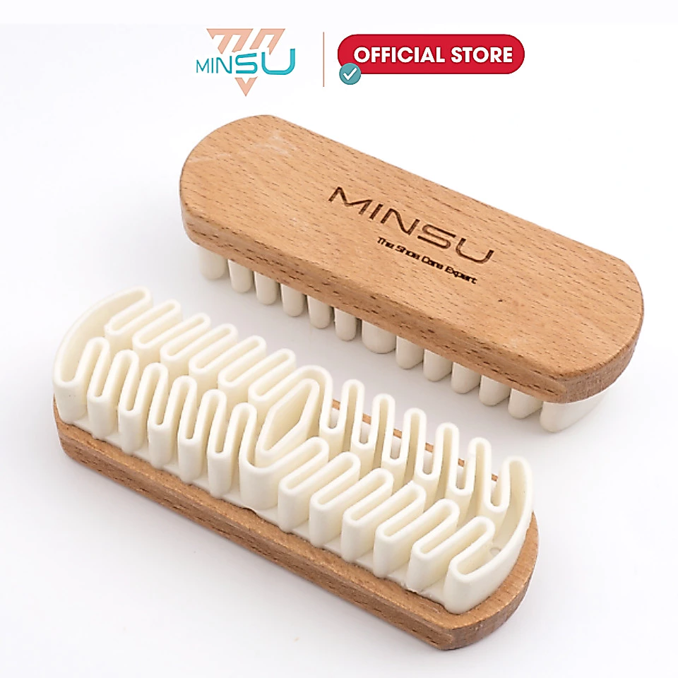 Bàn Chải Cao Su Non MINSU M2422 Chuyên Dùng Vệ Sinh Làm Sạch Đánh Giày, Đồ Da Lộn