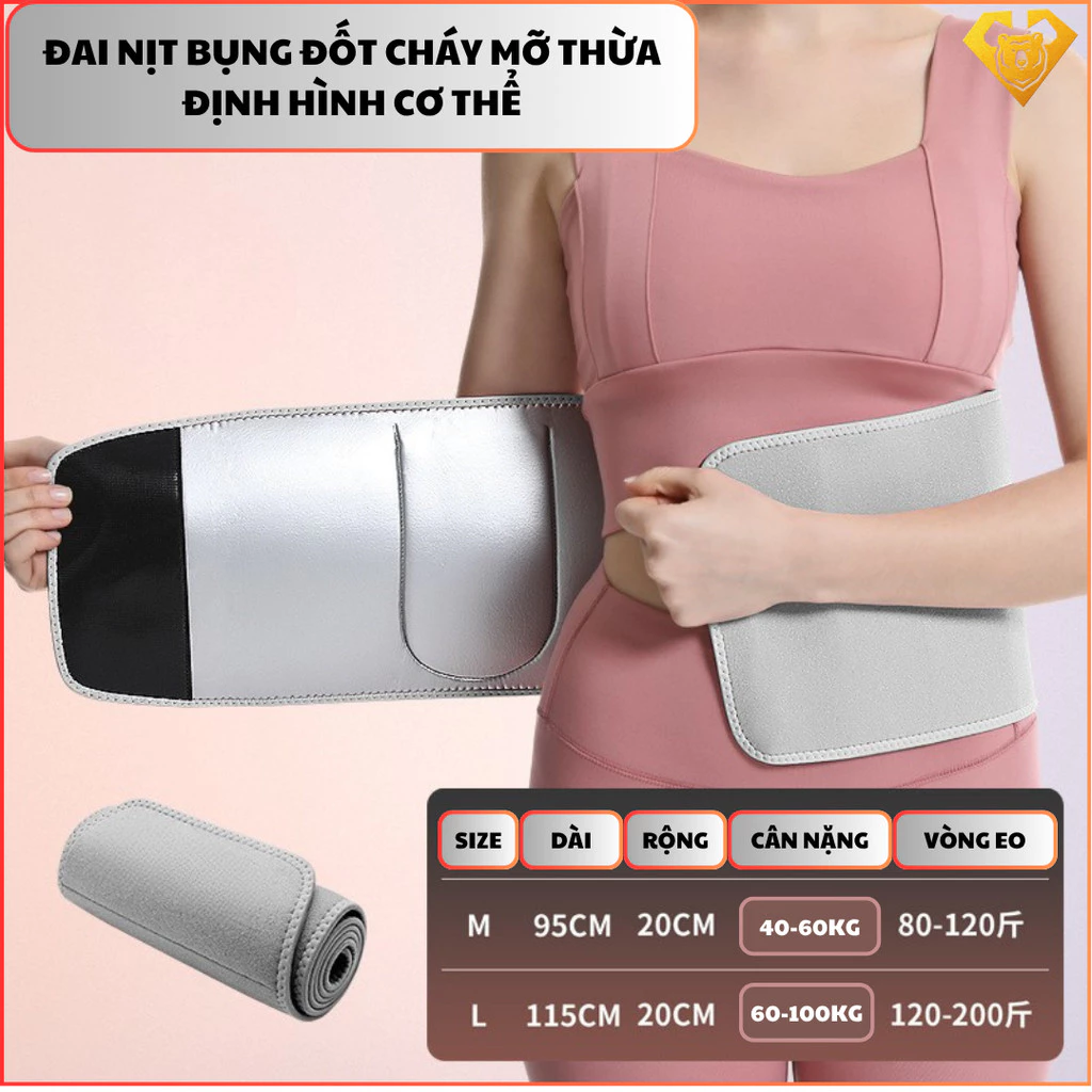 Đai Latex Nịt Bụng Giảm Mỡ , Đai Nịt Quấn Bụng Định Hình Vòng Eo Chính Hãng SKDK