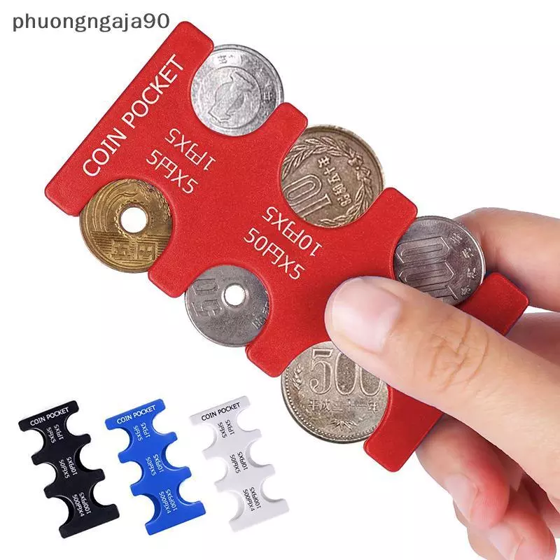 Đồng Xu Bộ Sưu Tập Ví Tổ Chức Chủ Cho Xe Đồng Xu Changer Chủ Mini Nhật Bản Đồng Xu Dispenser Nhựa Lưu Trữ Hộp