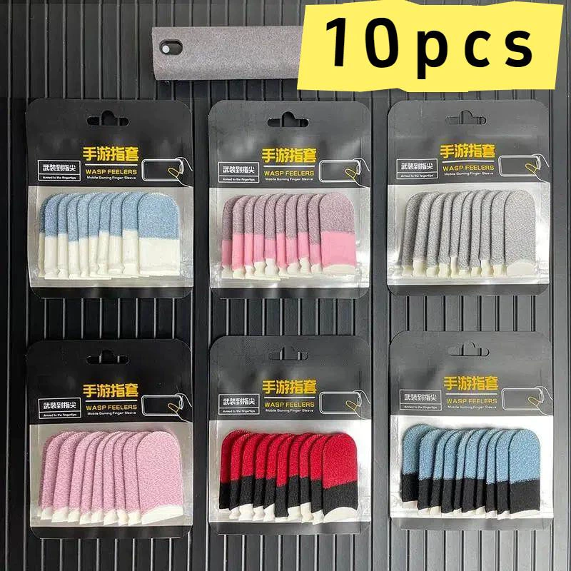 10 Chiếc Bao ngón tay chơi game chống trượt, siêu mỏng, hai màu, dành cho game thủ E-sports. chất lượng tốt hàng chính hãng
