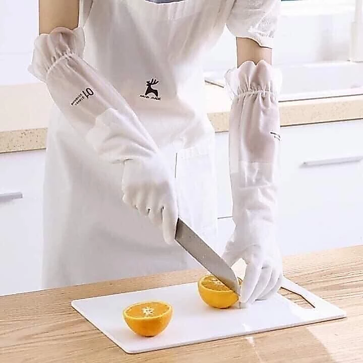 Găng tay cao su rửa chén bát, găng tay đa năng - Siêu dai, siêu bền