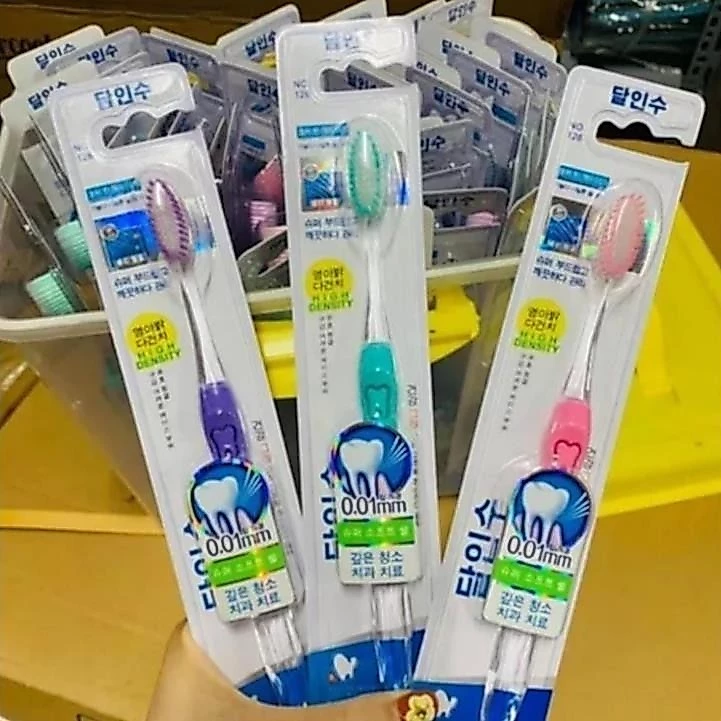 Bàn chải đánh răng hàn quốc cực mềm, diệt khuẩn tốt chống ê buốt