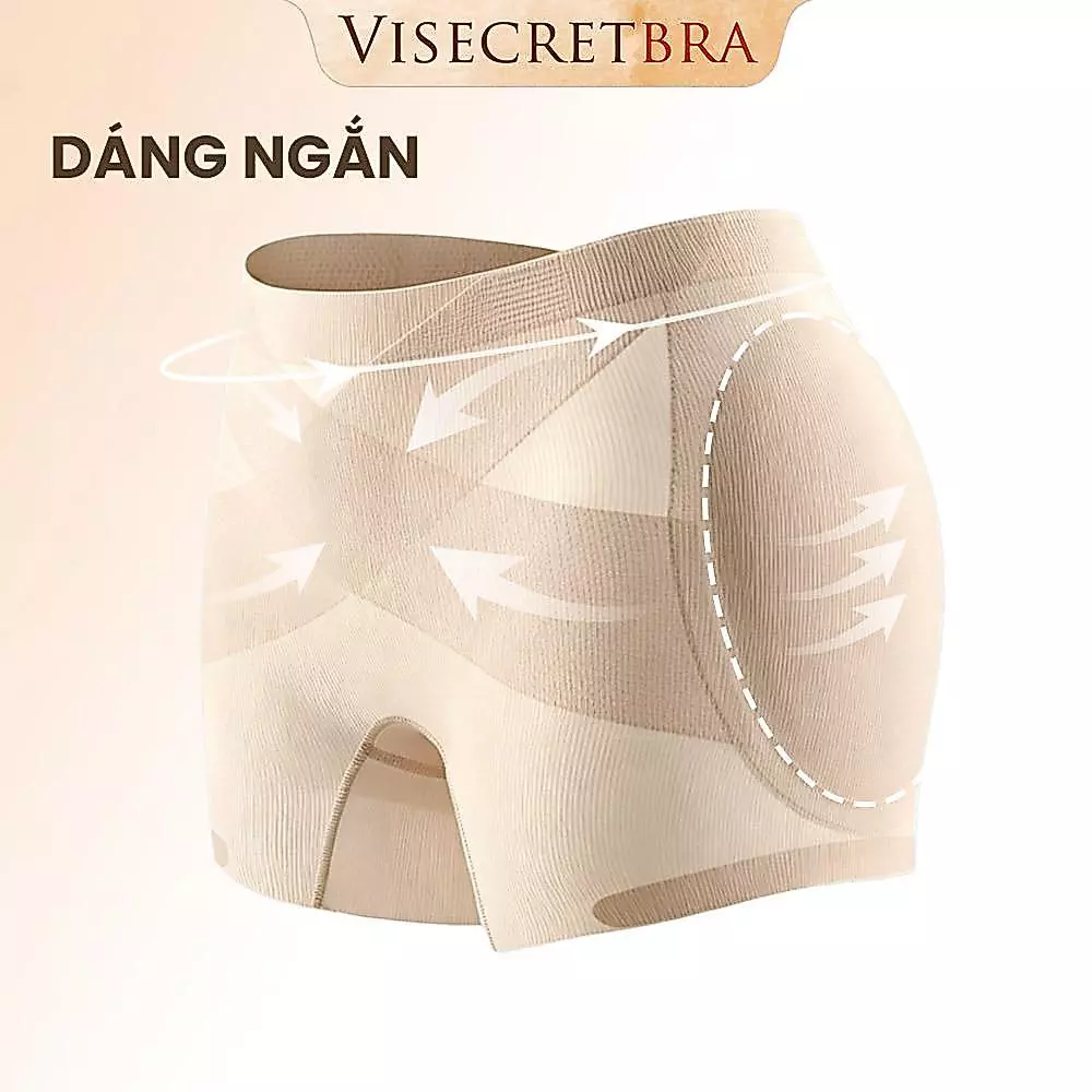 Quần Trong Độn Hông Nâng Mông Cạp Vừa Su Đúc Mặc Đồ Ôm Body Thoáng Khí Mềm Mịn -- VN250550