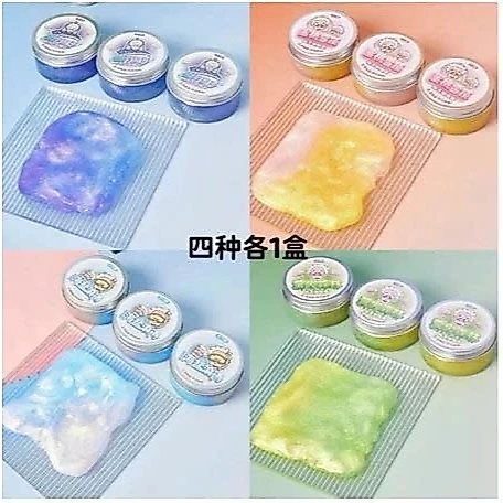 Slime Ông Già Putty- Hũ slime nhiều màu hot hit,Đồ chơi giảm căng thẳng Bằng bùn thuỷ tinh trong suốt