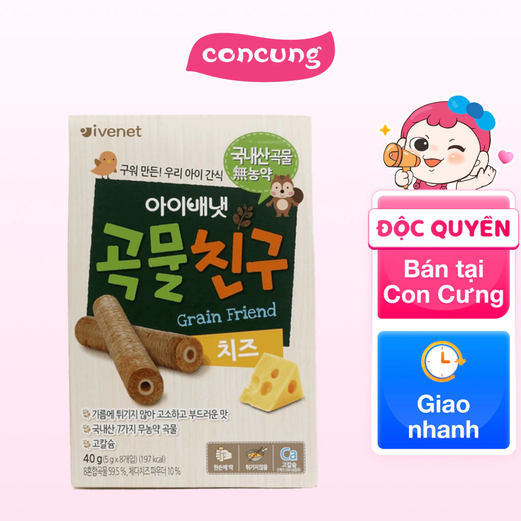 Thực phẩm bổ sung BÁNH XỐP IVENET VỊ PHÔ MAI