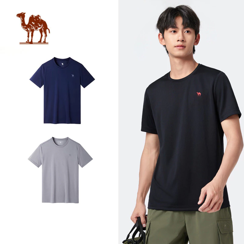 CAMEL CROWN  Áo thun tay ngắn khô nhanh phong cách thể thao