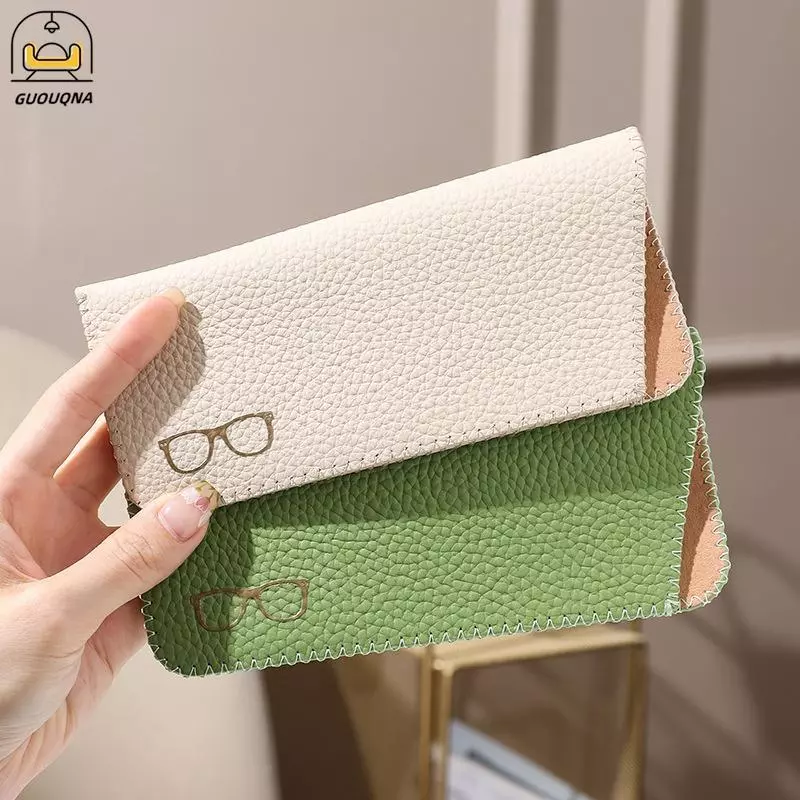 GUOUQNA Unisex Kính Mềm Bảo Vệ Vỏ Kính Mát Hộp Đựng Kính Túi Bảo Vệ Kính Mắt Đọc Sách Kính Mắt Túi