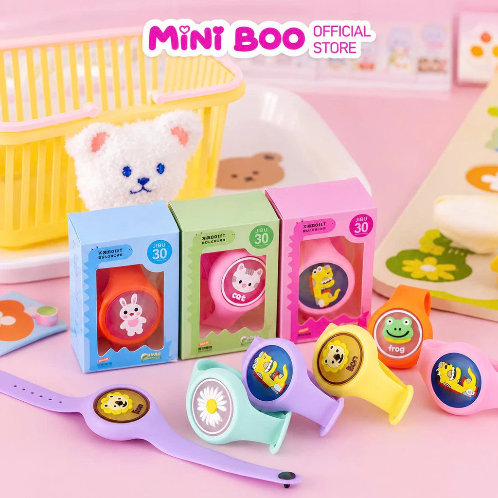 Đồng Hồ Đeo Tay Đuổi Muỗi Có Đèn Sáng Cho Bé Tinh Chất Tự Nhiên An Toàn Cho Bé Little Boo