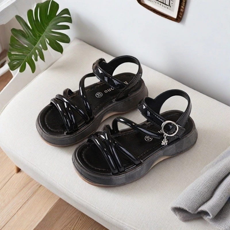 Dép Sandal Bé Gái 3–8 Tuổi – Đi Học, Đi Chơi Cực Xinh – Êm Chân, Chống Trượt – Size 26–35 – Freeship