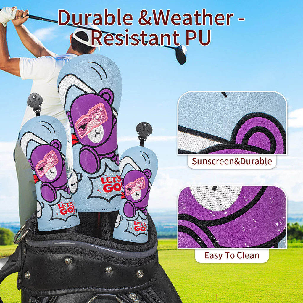 Vỏ bọc câu lạc bộ GOLF Gỗ Fairway Gỗ Hỗn Hợp Gỗ GOLF Nắp Bảo Vệ