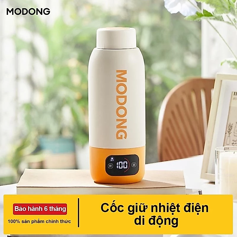 MODONG 600ML Cốc Nước Điện 316 Cốc Nước Du Lịch Ấm Siêu Tốc Di Động Sưởi Ấm Phong Cách Hàn Quốc Giữ Nhiệt Sữa Cho Bé Bình Giữ Nhiệt Cốc