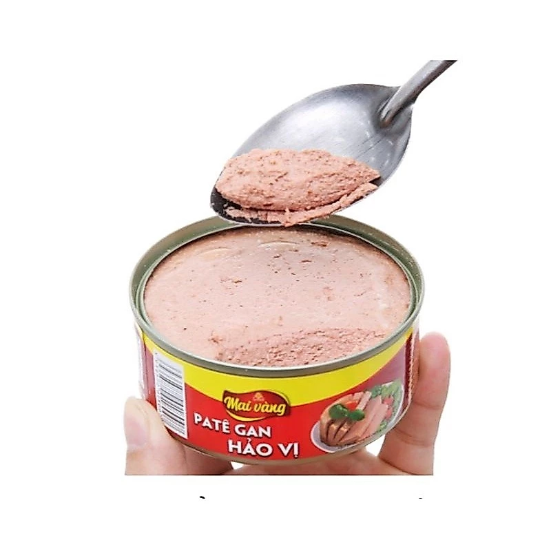 Vissan Pate Gan Hảo Vị Mai Vàng Hộp 150g Date 2029 - V22