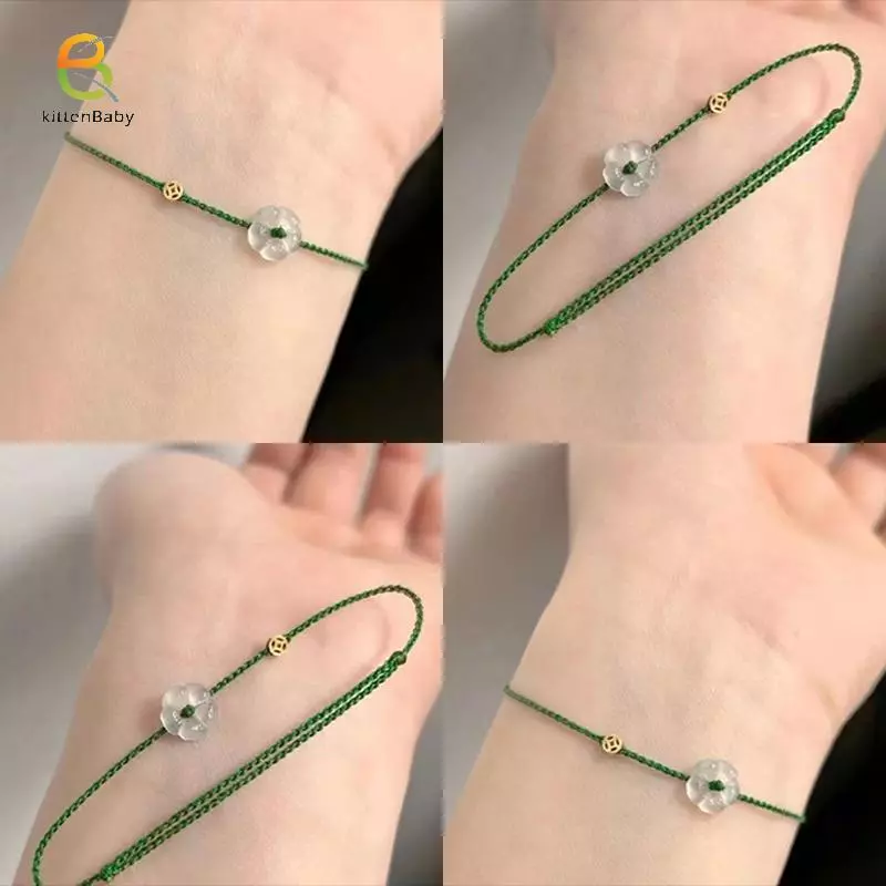 [Baby-t] Nhẫn dây tay hoa phong phú Luy sáng tạo thời trang dành cho nam giới Vòng tay bện thủ công có thể điều chỉnh Trang sức Quà tặng cặp đôi [mới]