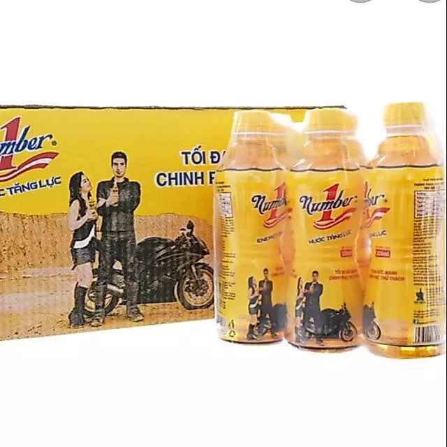 Lốc nước tăng lực Number 1/ Number one 6 chai