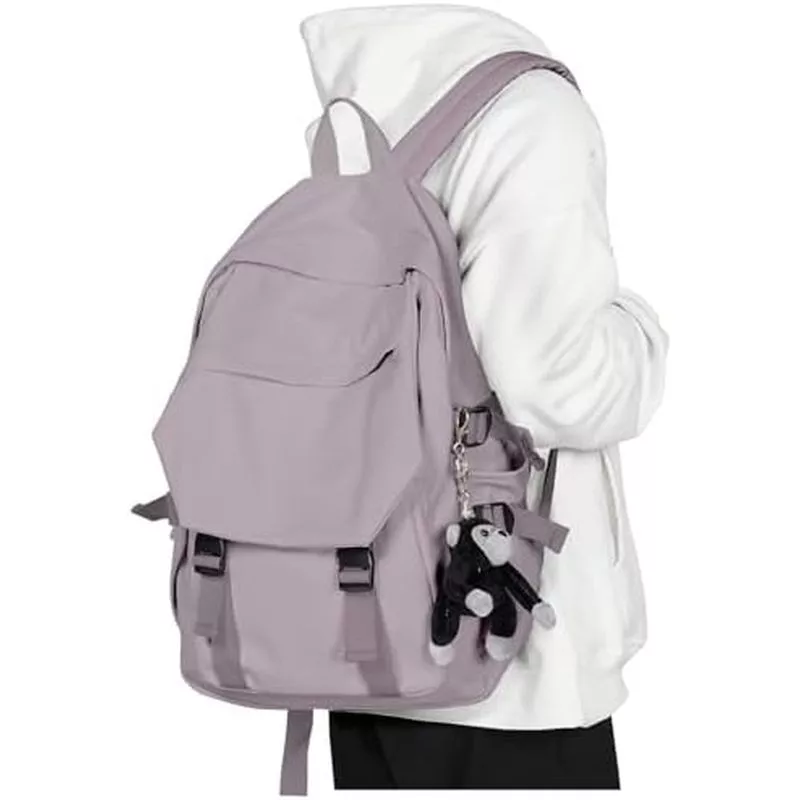 Coowoz Ba Lô Đi Học Cho Nam Nữ Đại Học Túi Sách Chống Thấm Nước Nhẹ Màu Đen Ba Lô Mochilas Túi Sách Ba Lô Thường Ngày Túi Đi Học Cho Bé Trai Bé Gái