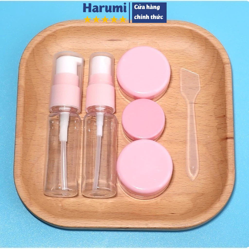 Bộ Chiết Mỹ Phẩm Du Lịch 7 Món Tiện Lợi