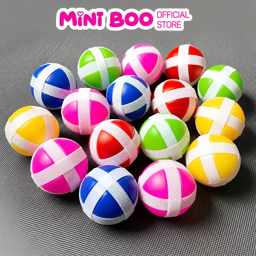 Bóng Dính Phi Tiêu Little Boo Dùng Kèm Súng Bắn Khủng Long hoặc Bảng Phi Tiêu, An Toàn Cho Bé
