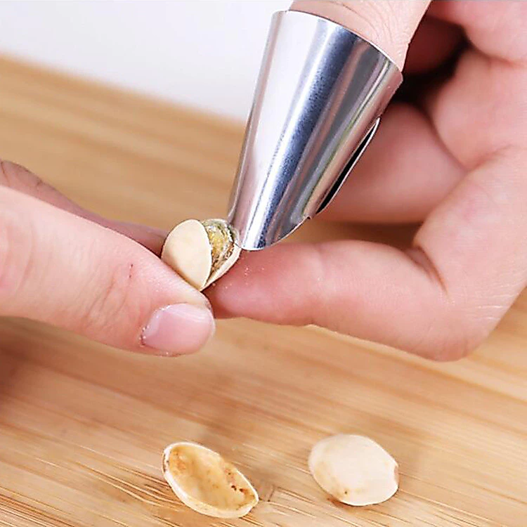 Dụng Cụ Bảo Vệ Ngón Tay Gọt Vỏ Bằng Thép Không Gỉ Đa Chức Năng - HÀNG CÓ SẴN