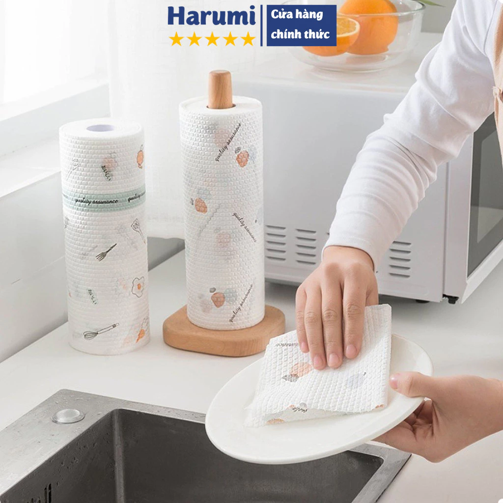 Cuộn Giấy Lau Bếp Đa Năng, Giấy Lau Nhà Bếp Đa Năng, Giấy Lau Tay, Thấm Nước Thấm Dầu Mỡ, Cuộn Khăn Lau Bếp
