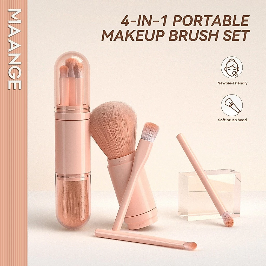 Bộ Cọ Trang Điểm MAANGE Kích Thước Nhỏ Gọn Tiện Dụng 51625