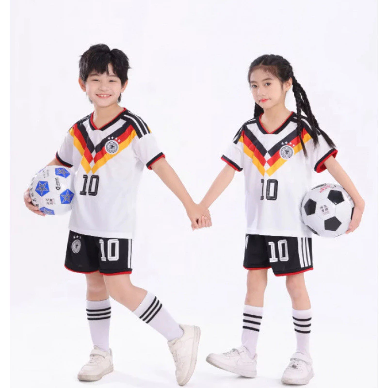 Áo thun trẻ em Đức World Cup Áo thun trẻ em Quần short