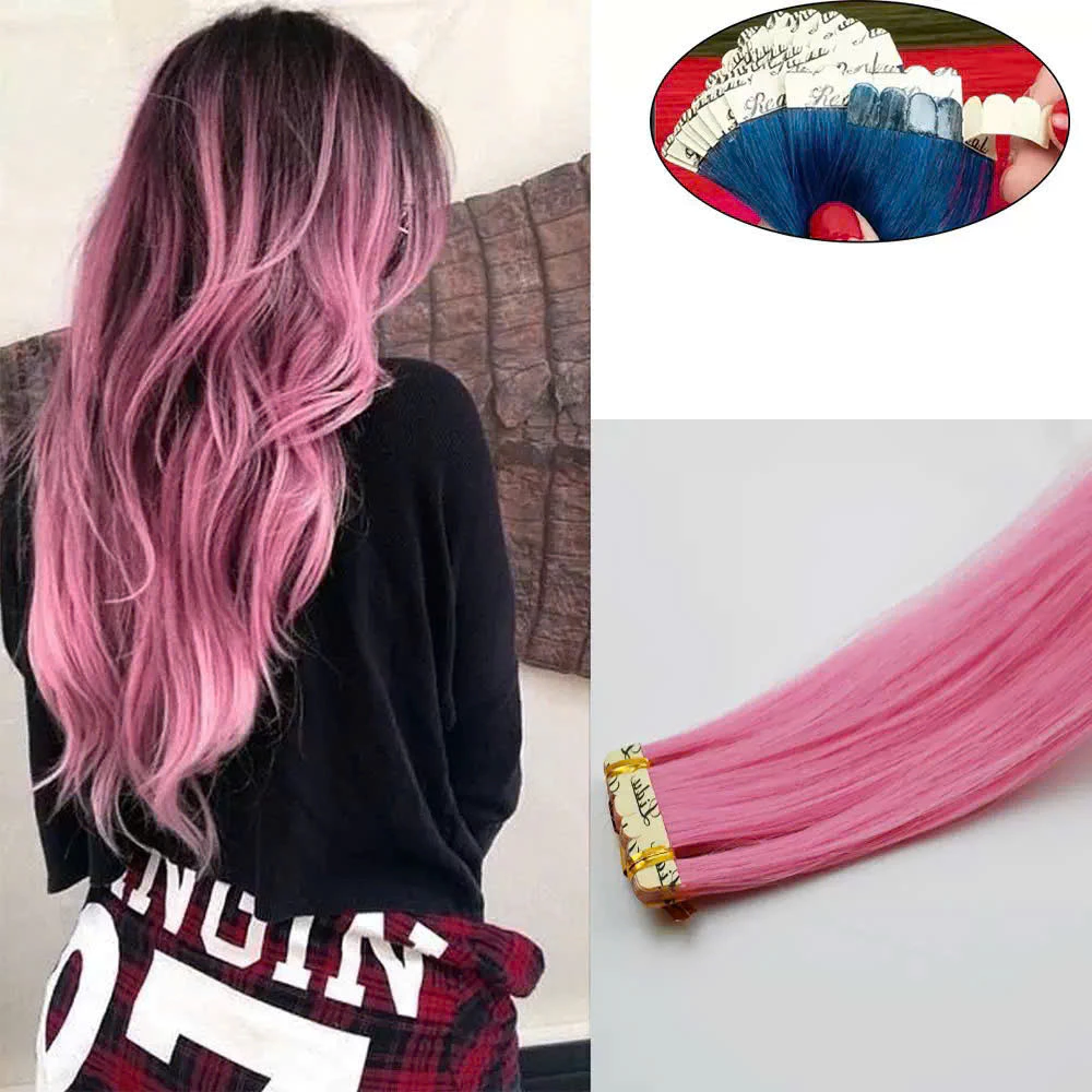 Tóc Giả Nối Highlight Dán Nhiều Màu chắc chắn không bung (giá 1 mảnh) Phong cách Hàn quốc Lamei