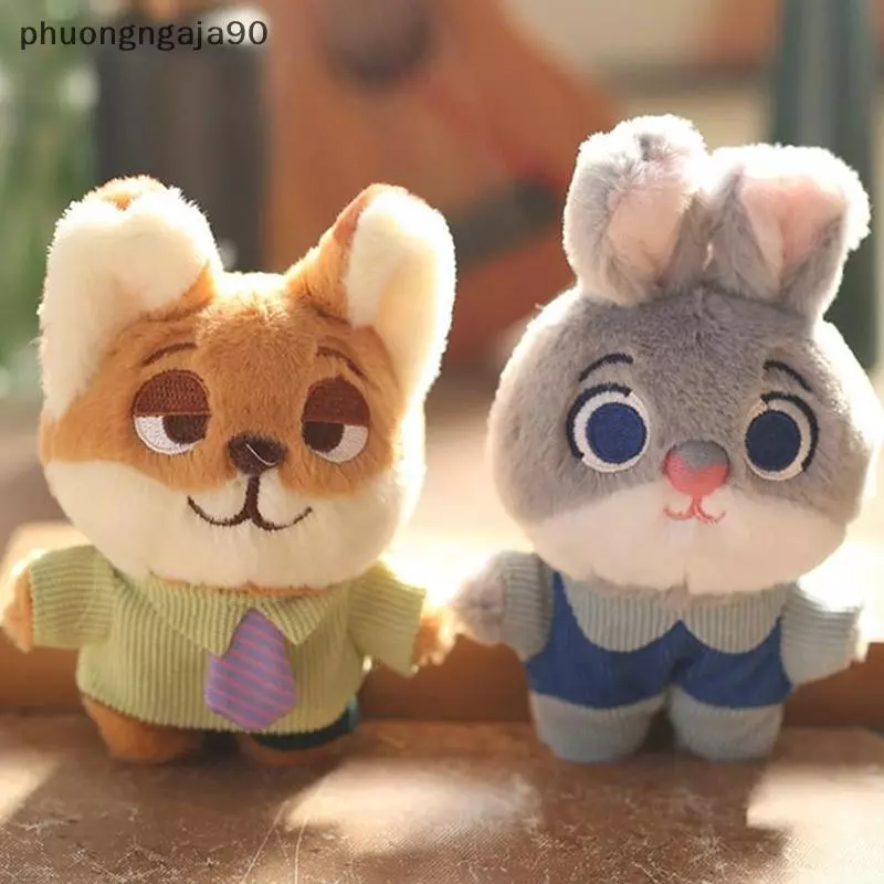 Dễ thương chút Fox thỏ búp bê sang trọng Keychain Ba lô mặt dây chuyền trẻ em Quà tặng