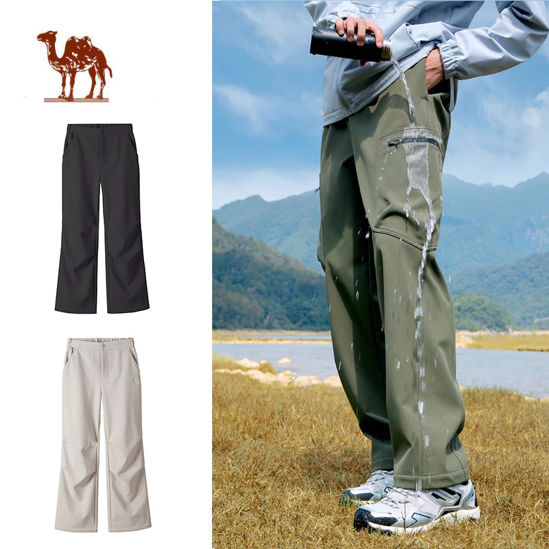 CAMEL CROWN  - Quần Lông Cừu Nam Công Sở, Chống Gió Và Thấm Nước, Ấm Áp Cho Những chuyến Đi Xa