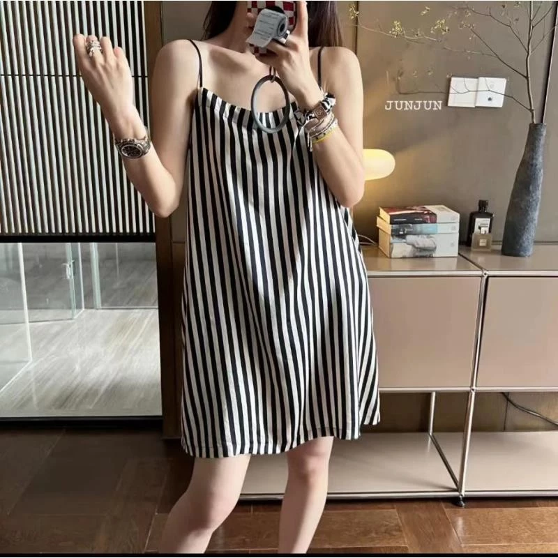 Sẵn sàng - Đồ ngủ nữ sling size lớn, phong cách mới sang trọng, phù hợp mùa hè thoáng mát