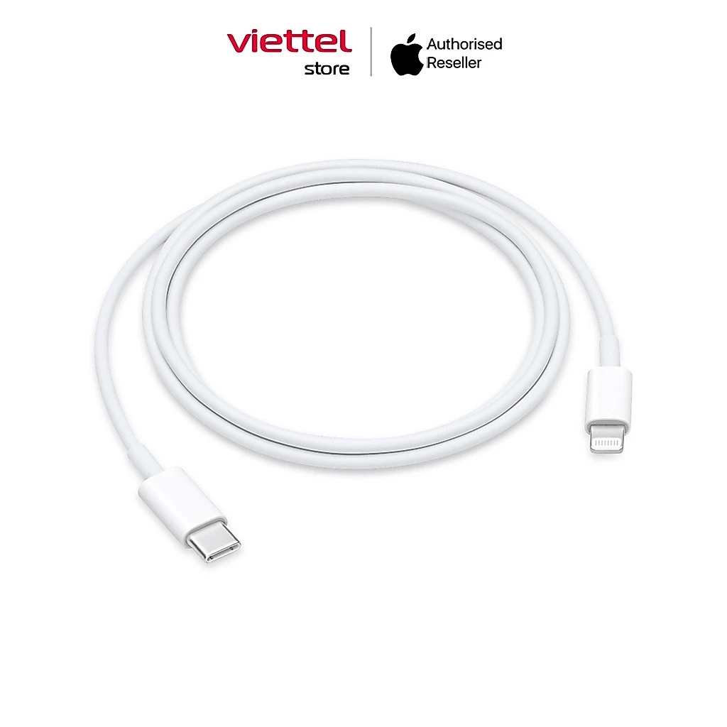 Phụ kiện Apple USB-C TO LIGHTNING CABLE (1 M) Chính hãng (dùng cho iPhone 14 series trở xuống)