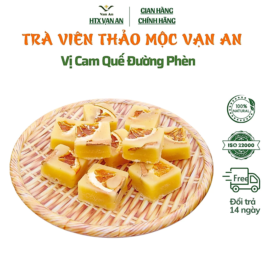 Trà Thảo Mộc Cam Quế Mật Ong Đường Phèn HTX Vạn An Tăng Cường Sức Khỏe Tăng Khả Năng Miễn Dịch