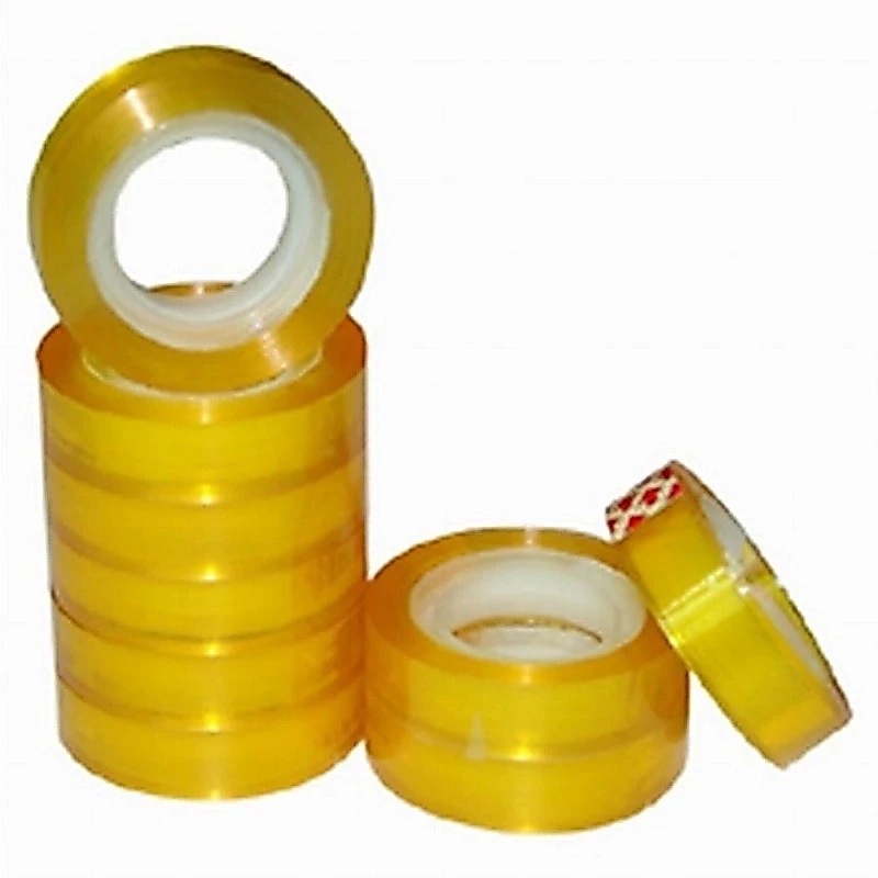 Băng dính trong nhỏ để bàn 1,2cm - 2cm. Băng dính văn phòng
