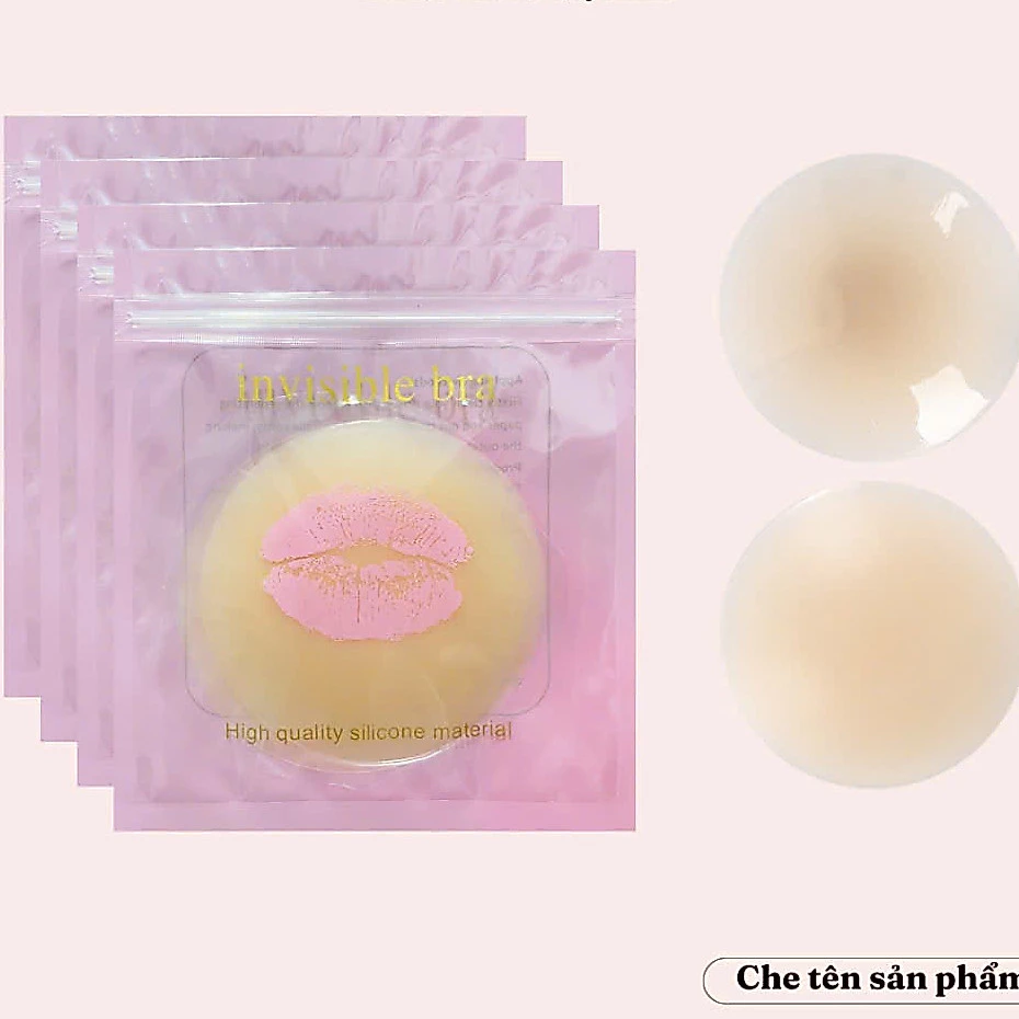 Miếng Dán Ngực Tàng Hình Silicon Mỏng Nhẹ Nâng Ngực
